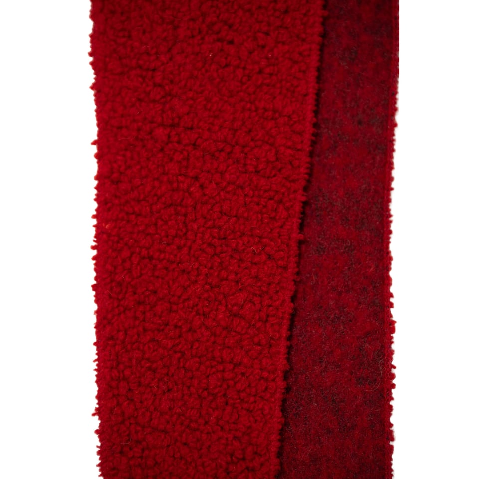 No.006 Red Bouclé Dolce
