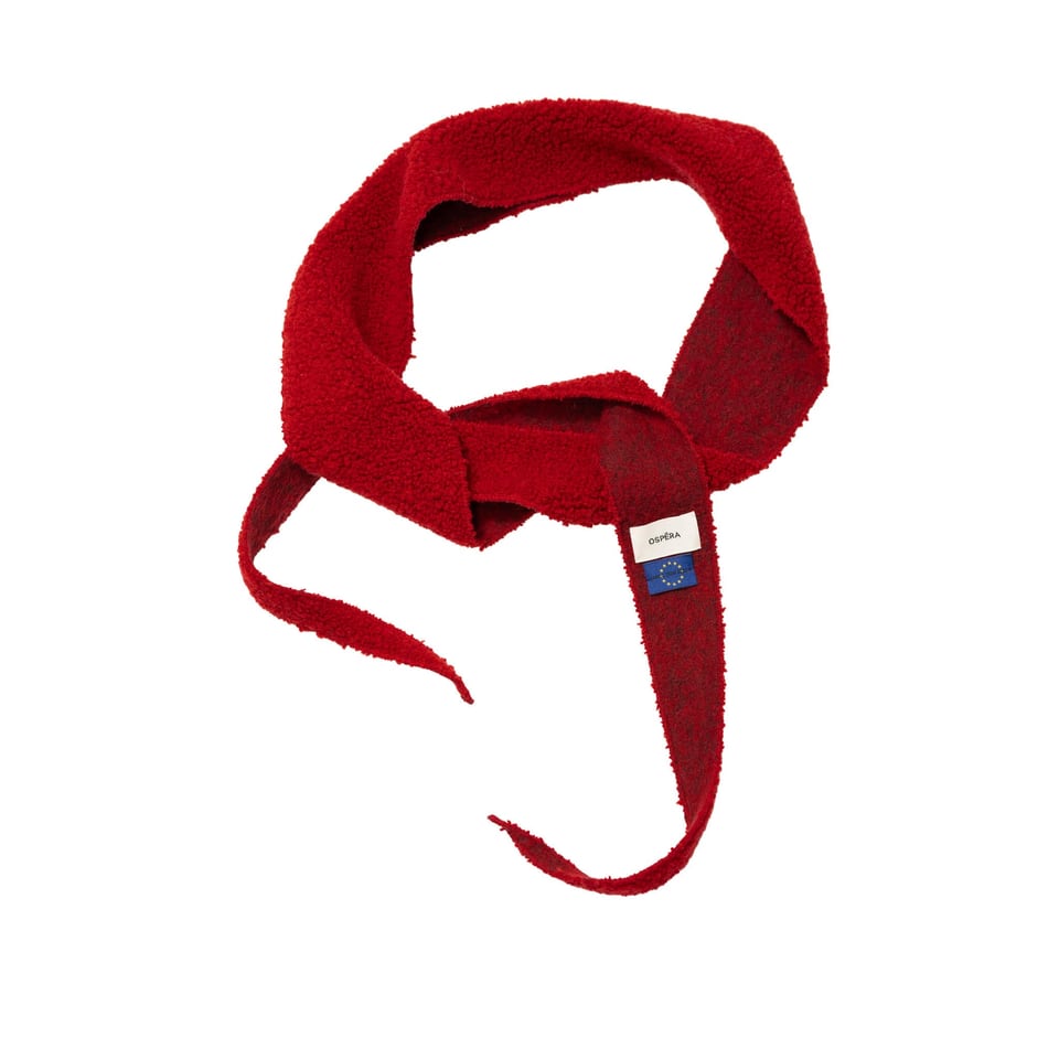 No.006 Red Bouclé Dolce