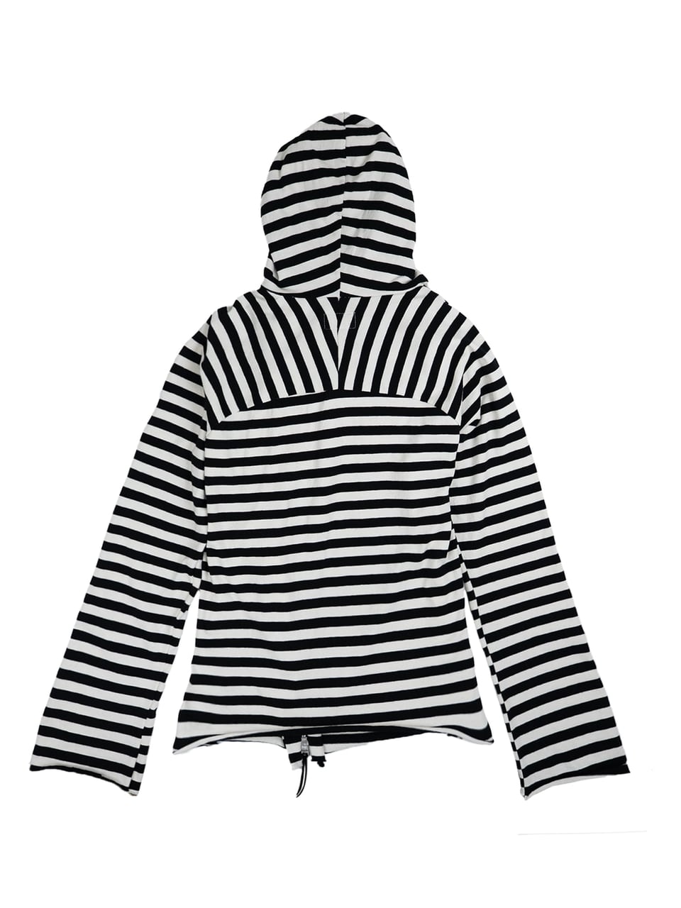 DRAPE ZIP-UP HOODIE (ZEBRA)