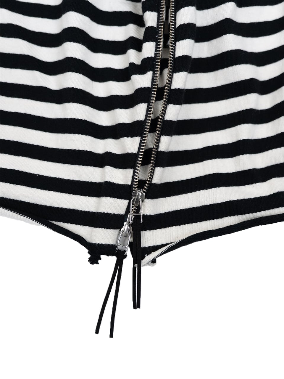 DRAPE ZIP-UP HOODIE (ZEBRA)