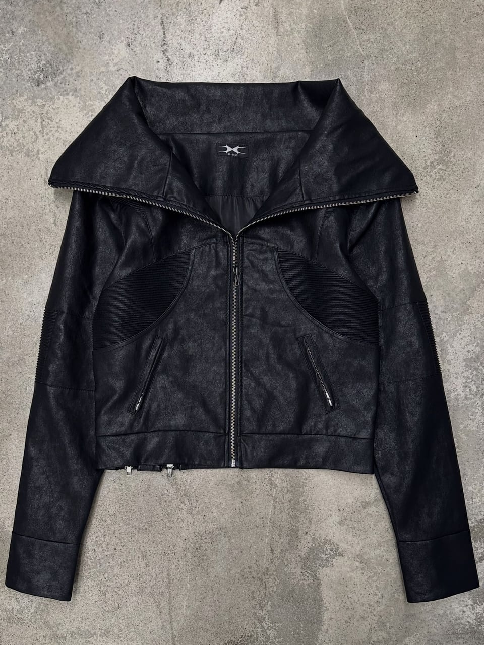 "Creeper" Faux Leather Jacket