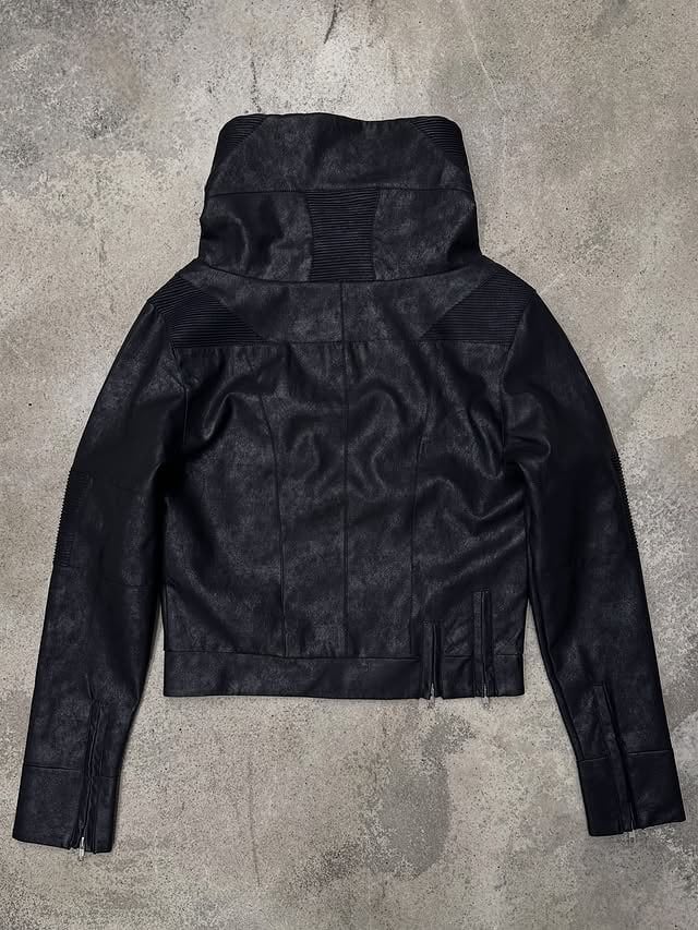 "Creeper" Faux Leather Jacket