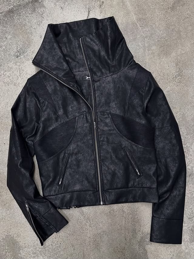 "Creeper" Faux Leather Jacket