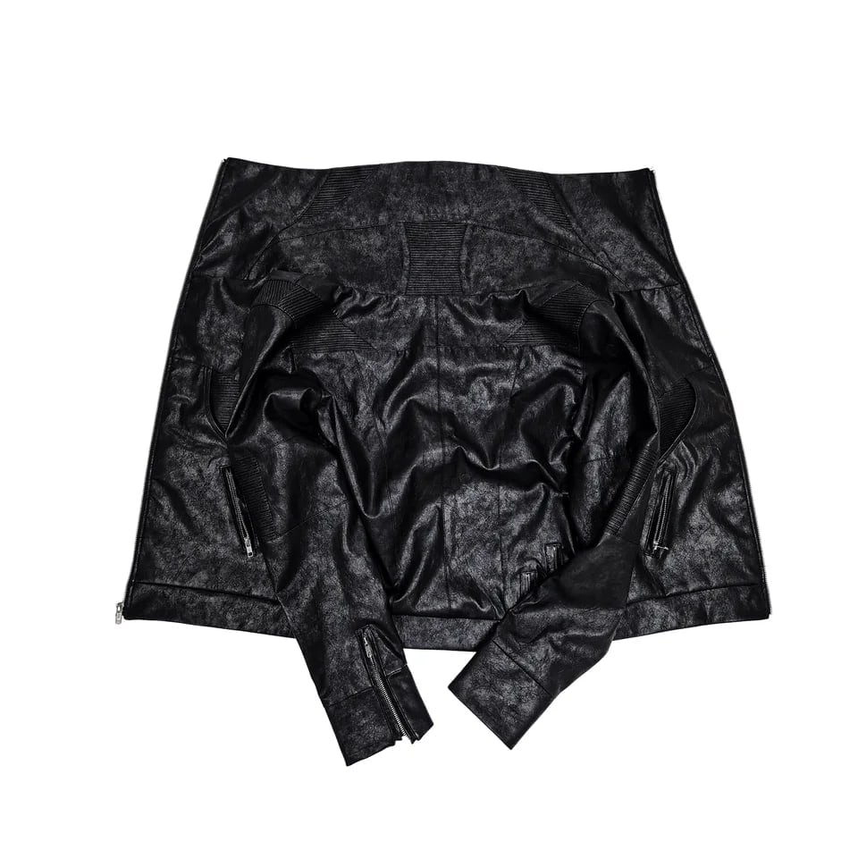 "Creeper" Faux Leather Jacket