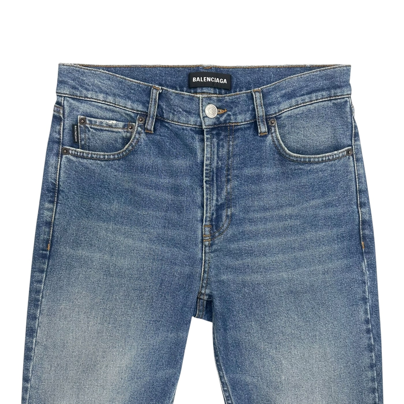 BALENCIAGA Classic Straight Leg Jeans 상세 이미지 2