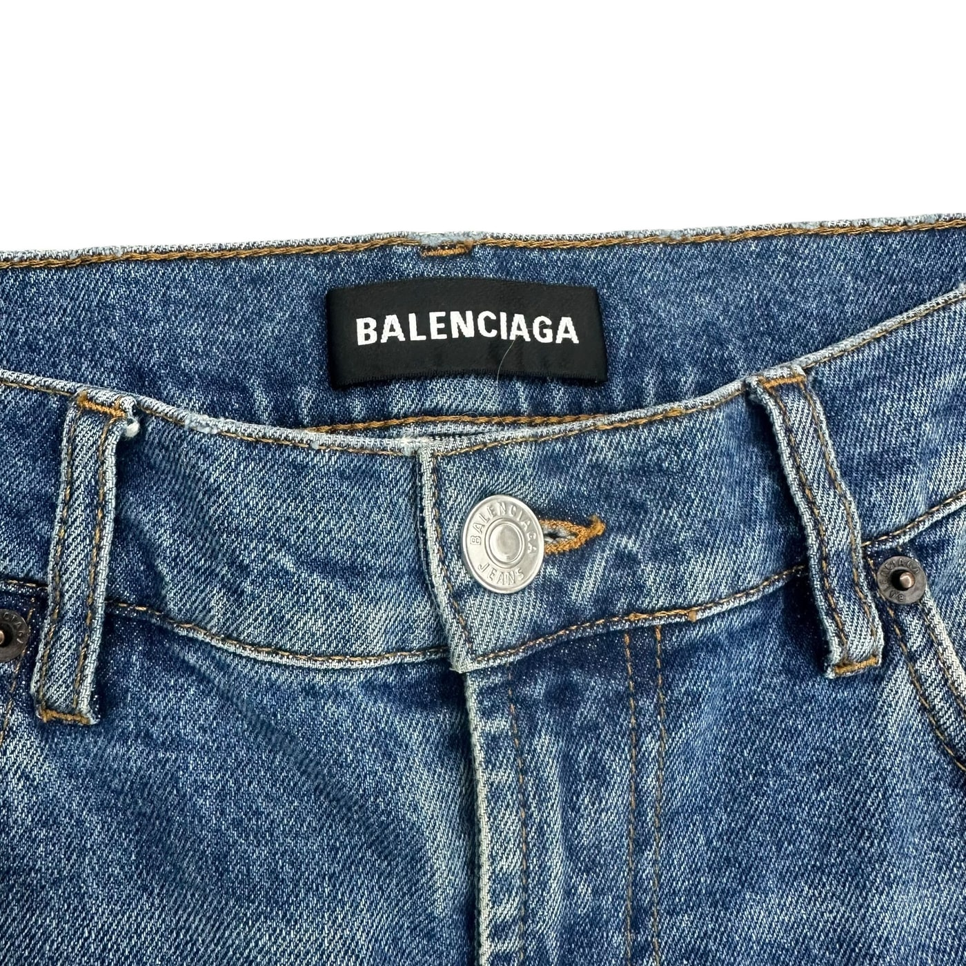 BALENCIAGA Classic Straight Leg Jeans 상세 이미지 4