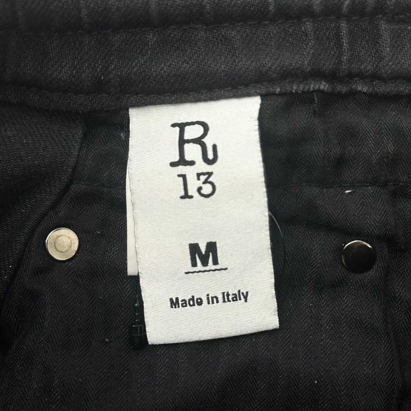 R13 Black Denim Baggy Pants 상세 이미지 5