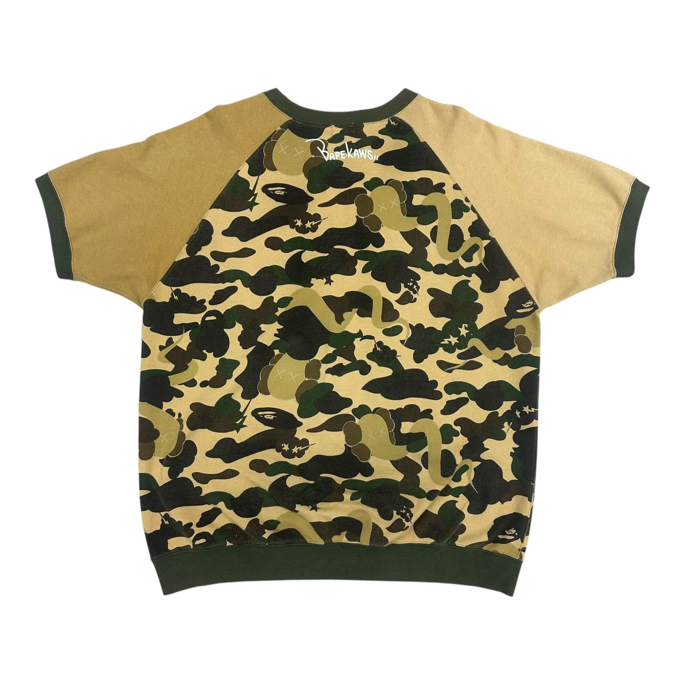 Bape x Kaws 1st Camo Bendy S/S Crewneck 상세 이미지 1