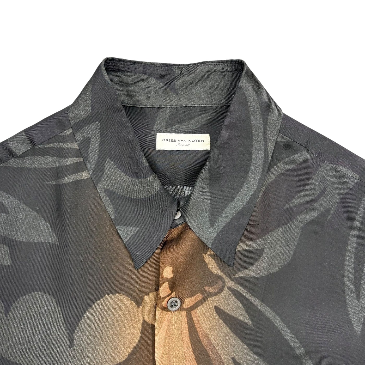 Dries Van Noten Floral Print Button-Up Shirt 상세 이미지 2