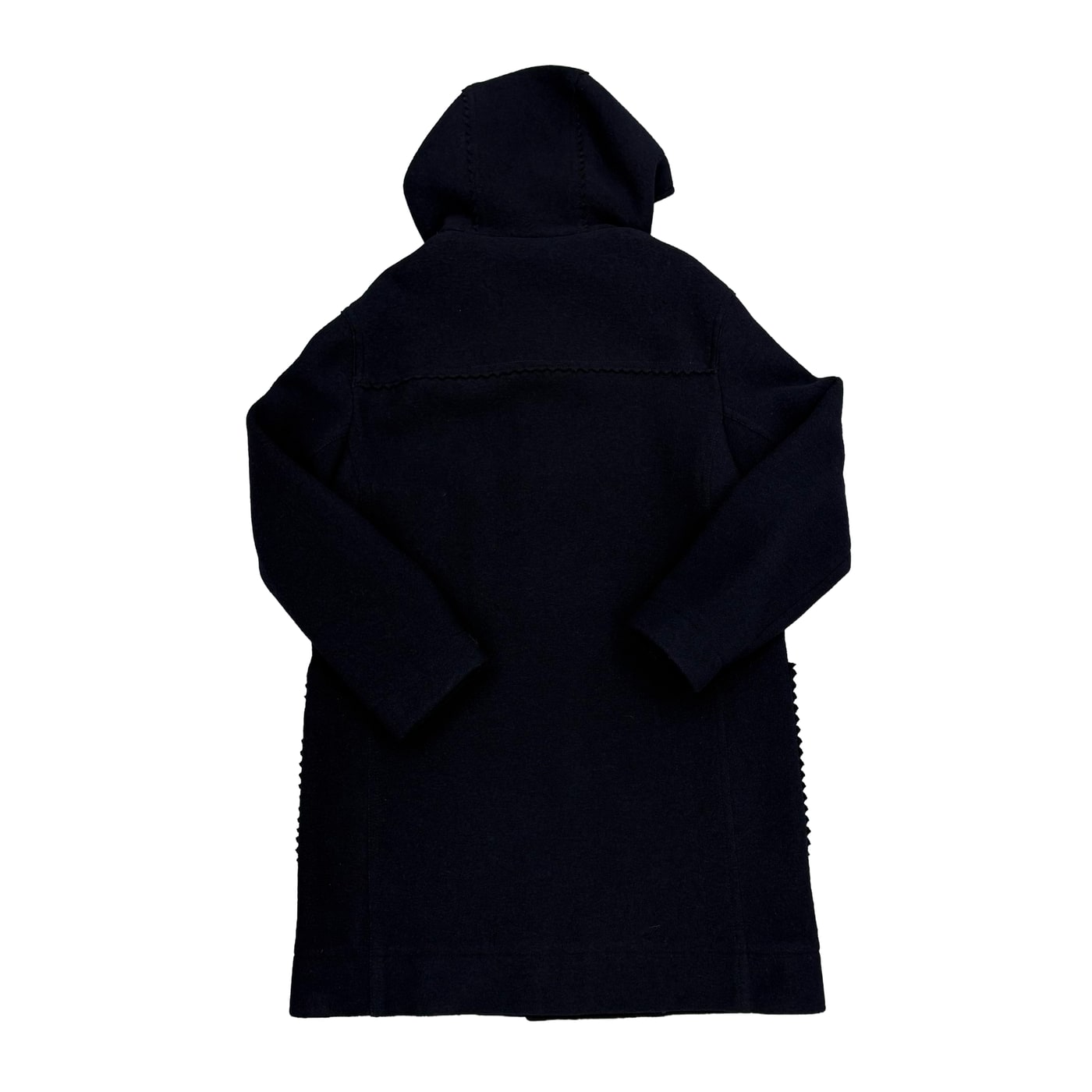 Carven Navy Hooded Duffle Coat 상세 이미지 1