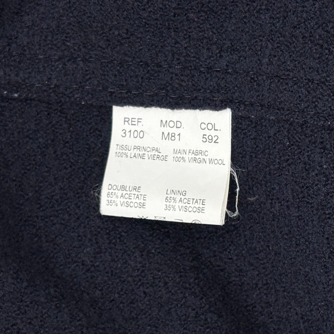 Carven Navy Hooded Duffle Coat 상세 이미지 4