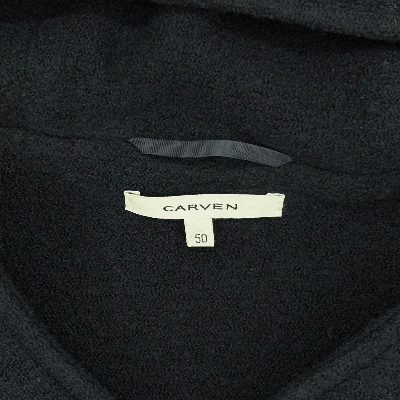 Carven Navy Hooded Duffle Coat 상세 이미지 3