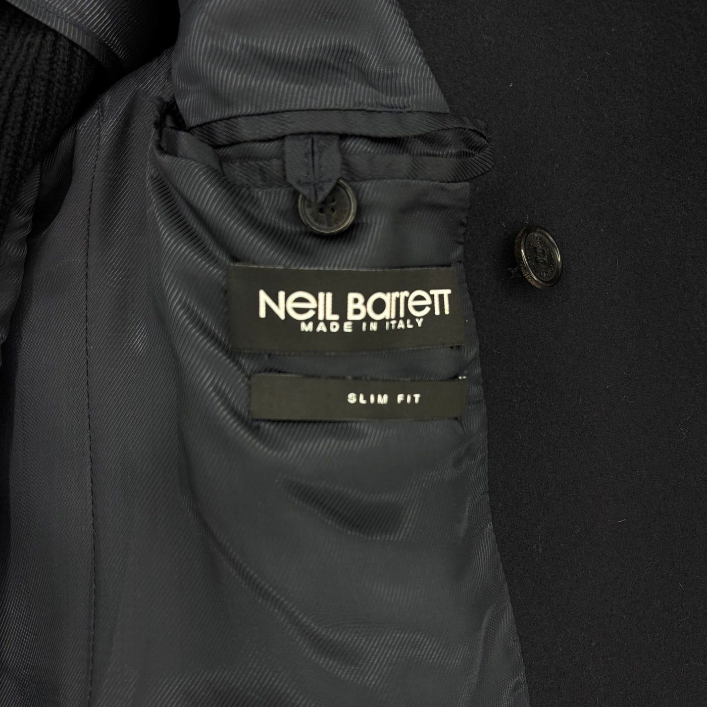 NEIL Barrett Double Breasted Peacoat 상세 이미지 3