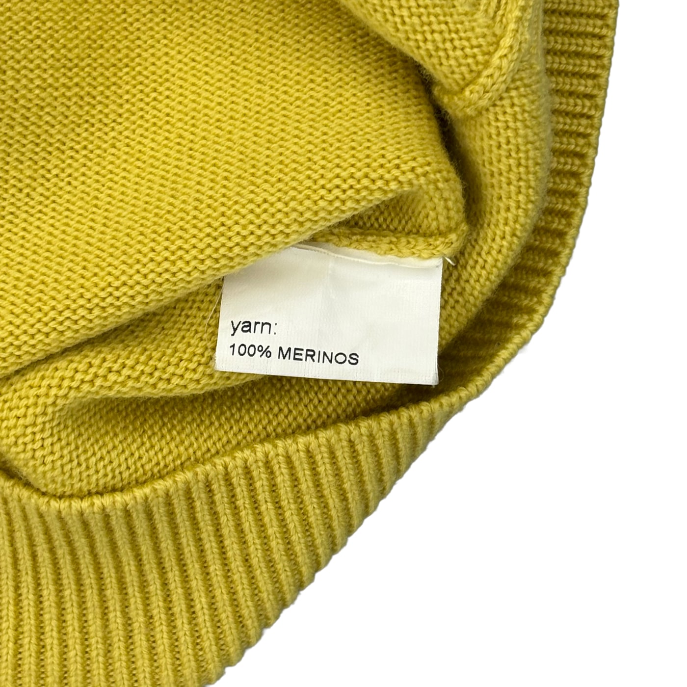 KRISVANASSCHE Knitted Yellow Sweater 상세 이미지 3