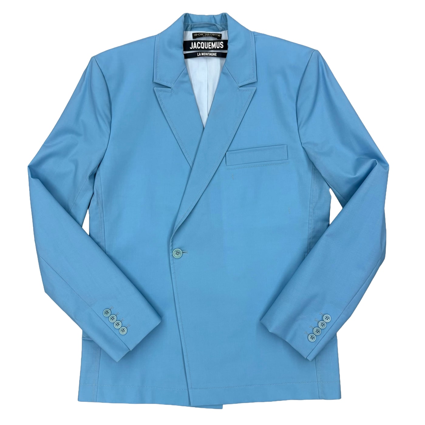 JACQUEMUS Blue Suit Set Up 상세 이미지 1