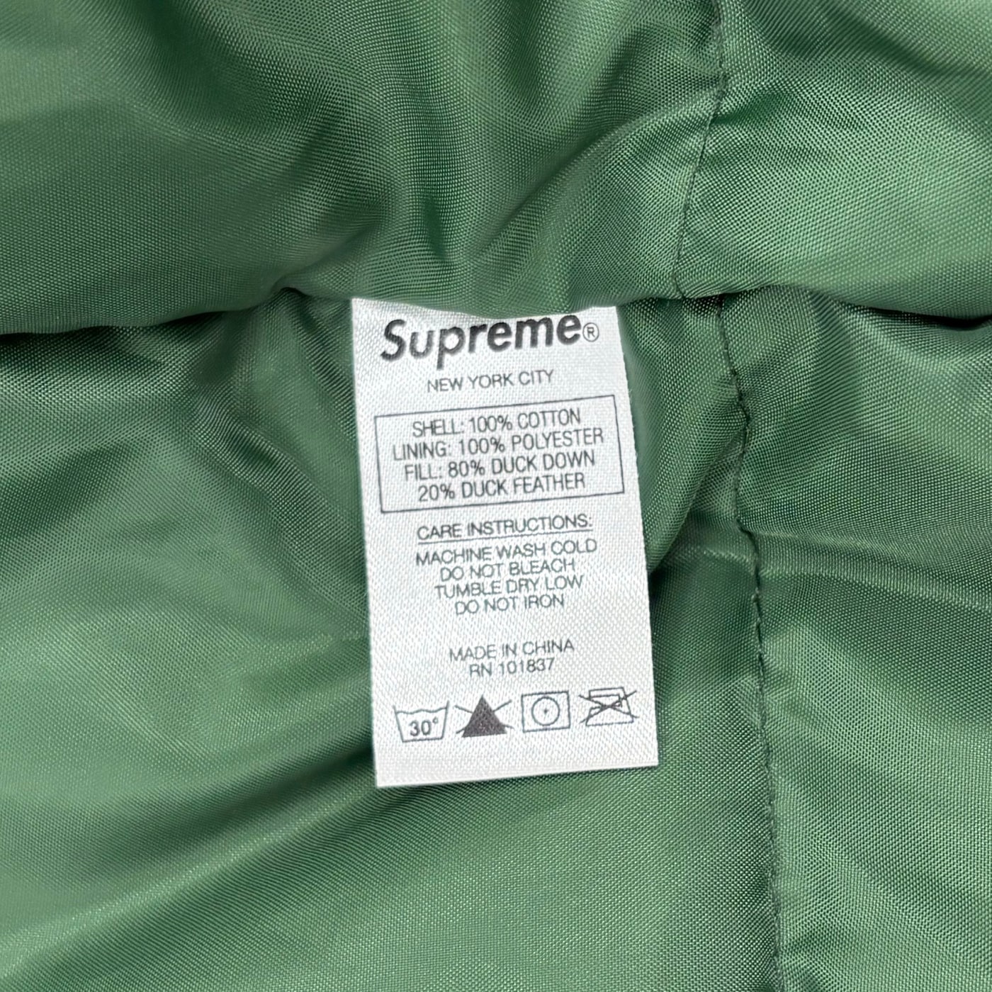Supreme Casino Down Jacket 18FW  상세 이미지 3