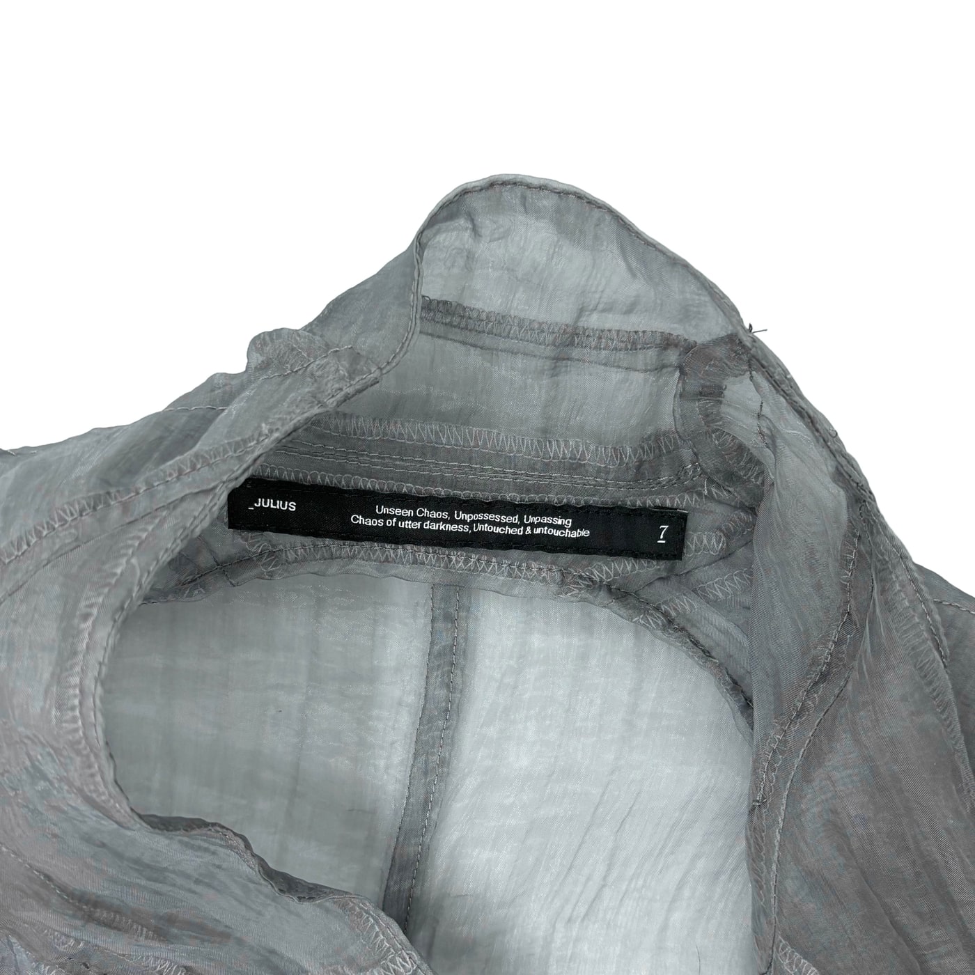  JULIUS Translucent Bomber Jacket 상세 이미지 2