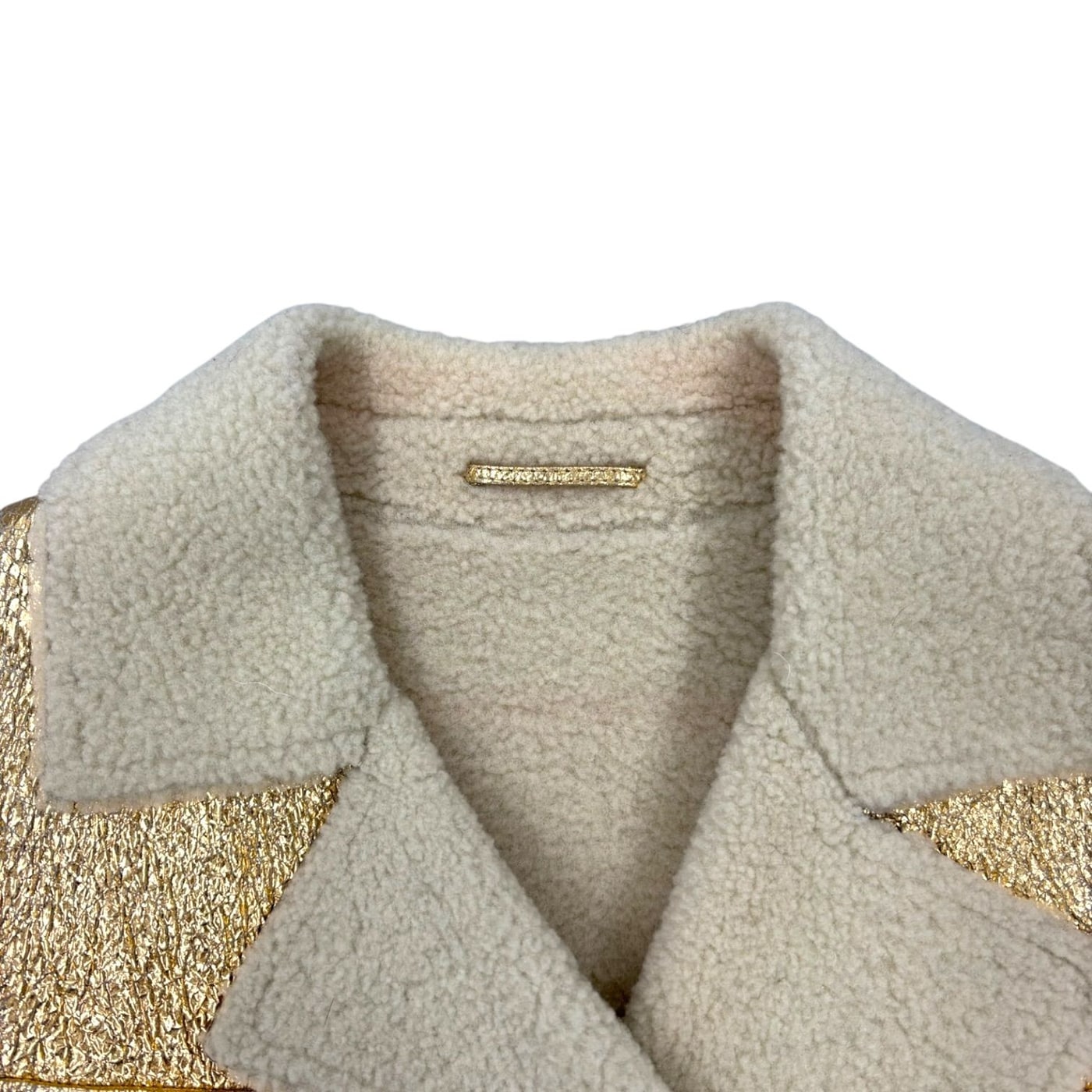 BOTTEGA VENETTA Gold Shimmer Jacket 상세 이미지 2