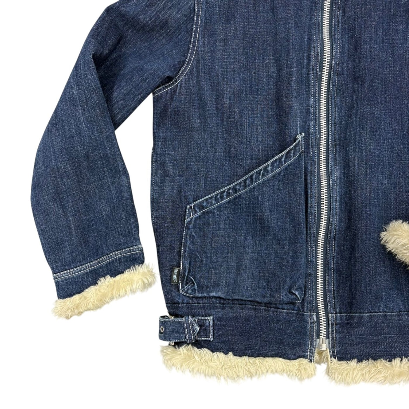 Stussy Denim Fur Jacket  상세 이미지 4