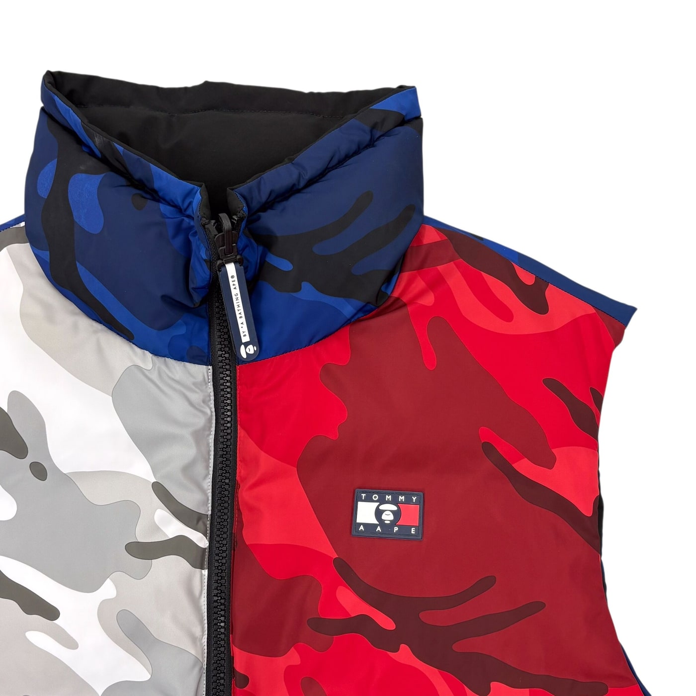 TOMMY X AAPE Reversible Puffer Vest SS22 상세 이미지 4
