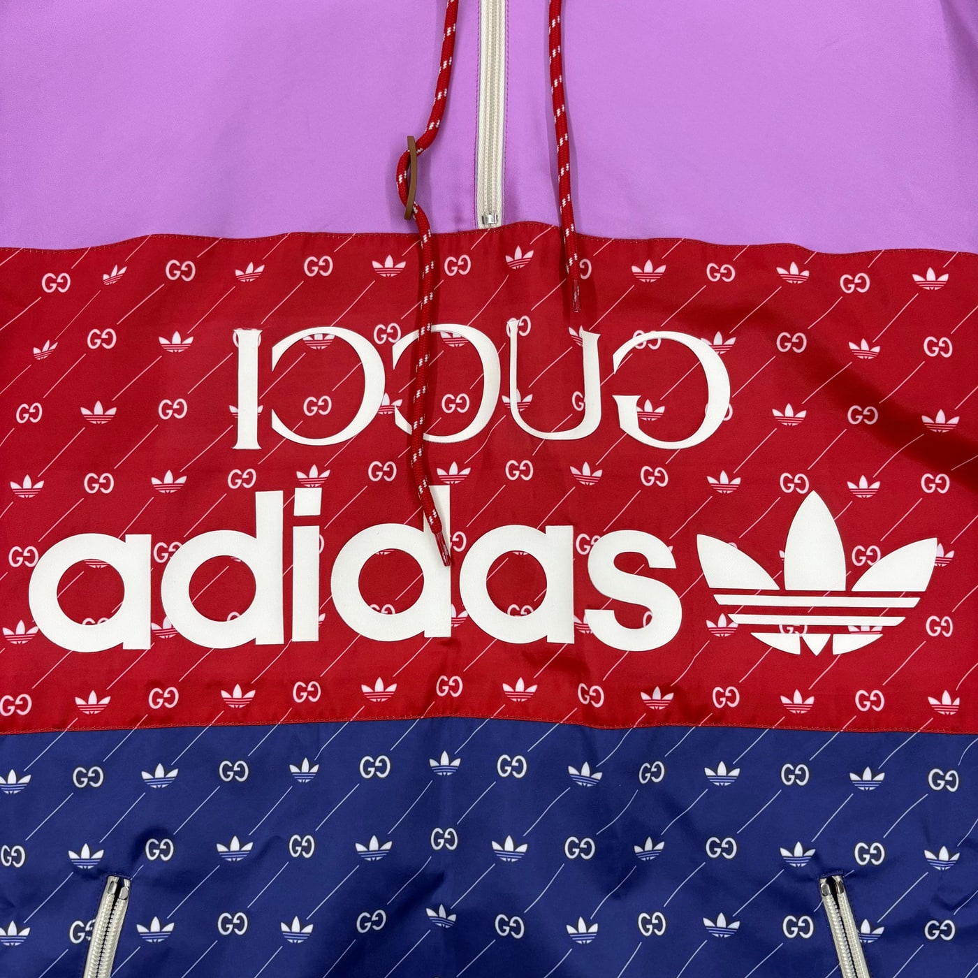Gucci x Adidas 22AW Half ZIp Windbreaker 상세 이미지 4