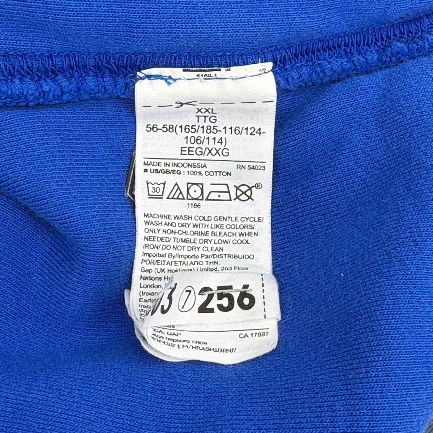 Yeezy Gap Blue Hoodie 상세 이미지 4