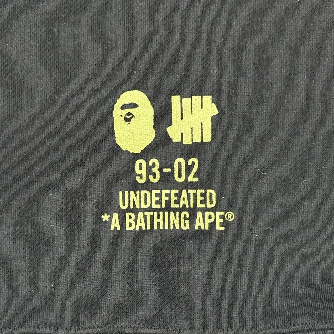 Bape X UNDEFEATED Camo Shark Zip Hoodie 상세 이미지 8