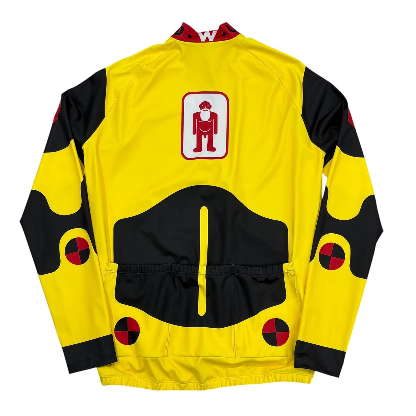 Walter Van Beirendonck Yellow Cycling Jersey 상세 이미지 1