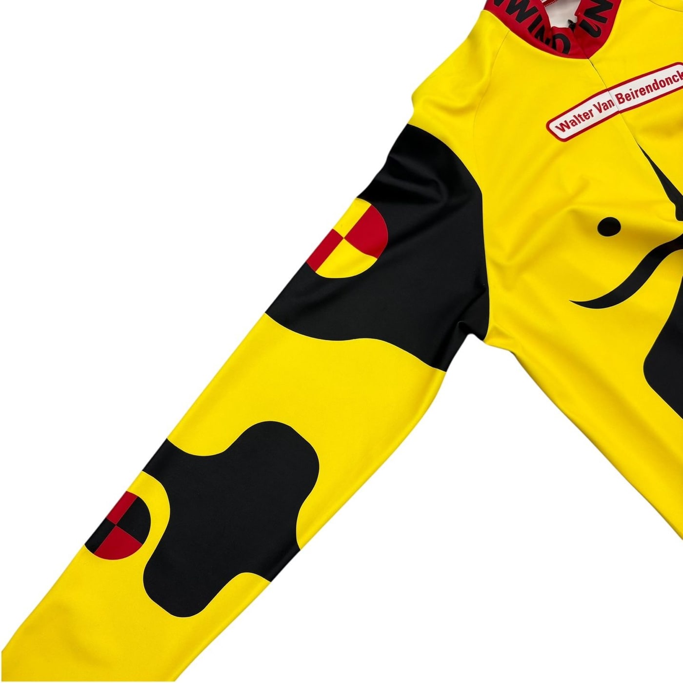 Walter Van Beirendonck Yellow Cycling Jersey 상세 이미지 2