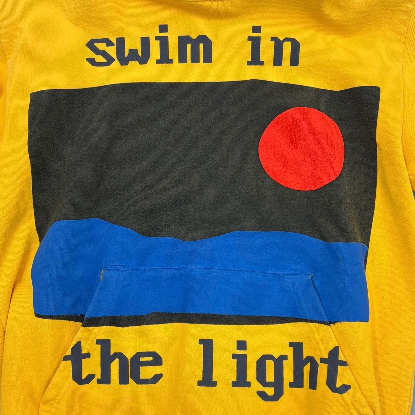 CPFM XKid Cudi Swin In The Light Yellow Hoodie 상세 이미지 3