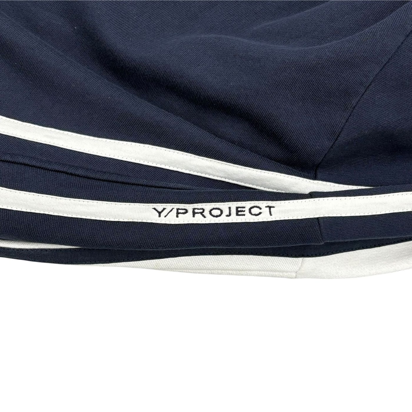 Y/Project AW18 Double Layer Sweatshirt Navy & White 상세 이미지 7
