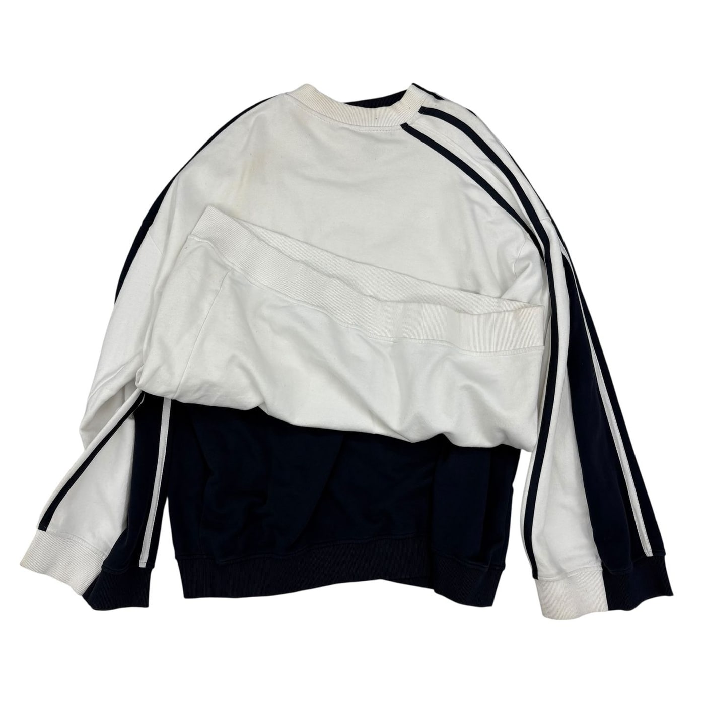 Y/Project AW18 Double Layer Sweatshirt Navy & White 상세 이미지 5
