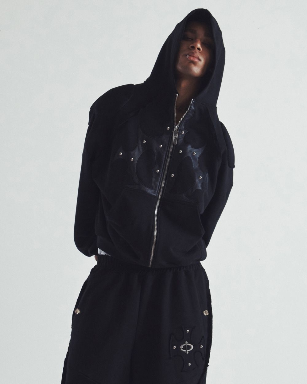 DADA PADDED HOODIE WHITE 상세 이미지 1