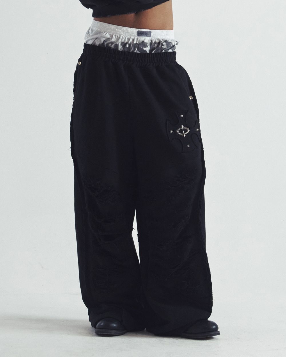 GOYO SWEAT PANTS WHITE 상세 이미지 1