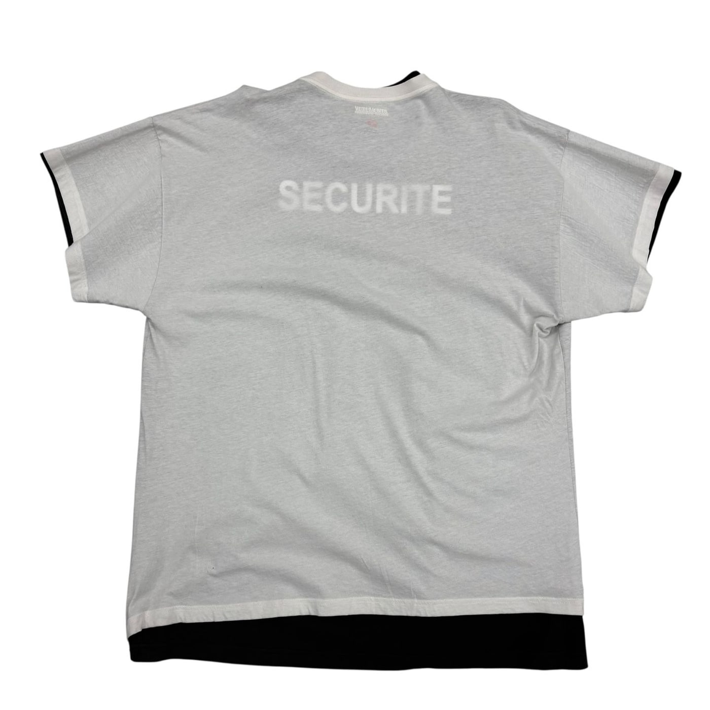 Vetements SECURITE T-Shirt 상세 이미지 1