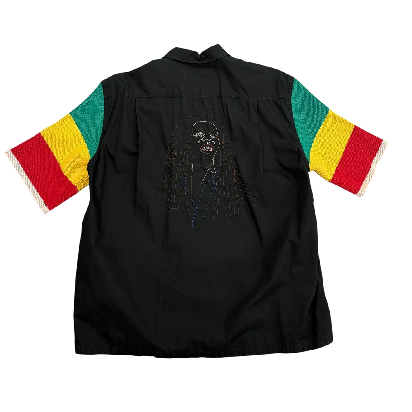JUNYA WATANABE COMME DES GARCOMS Bob Marley short sleeve shirt 상세 이미지 1