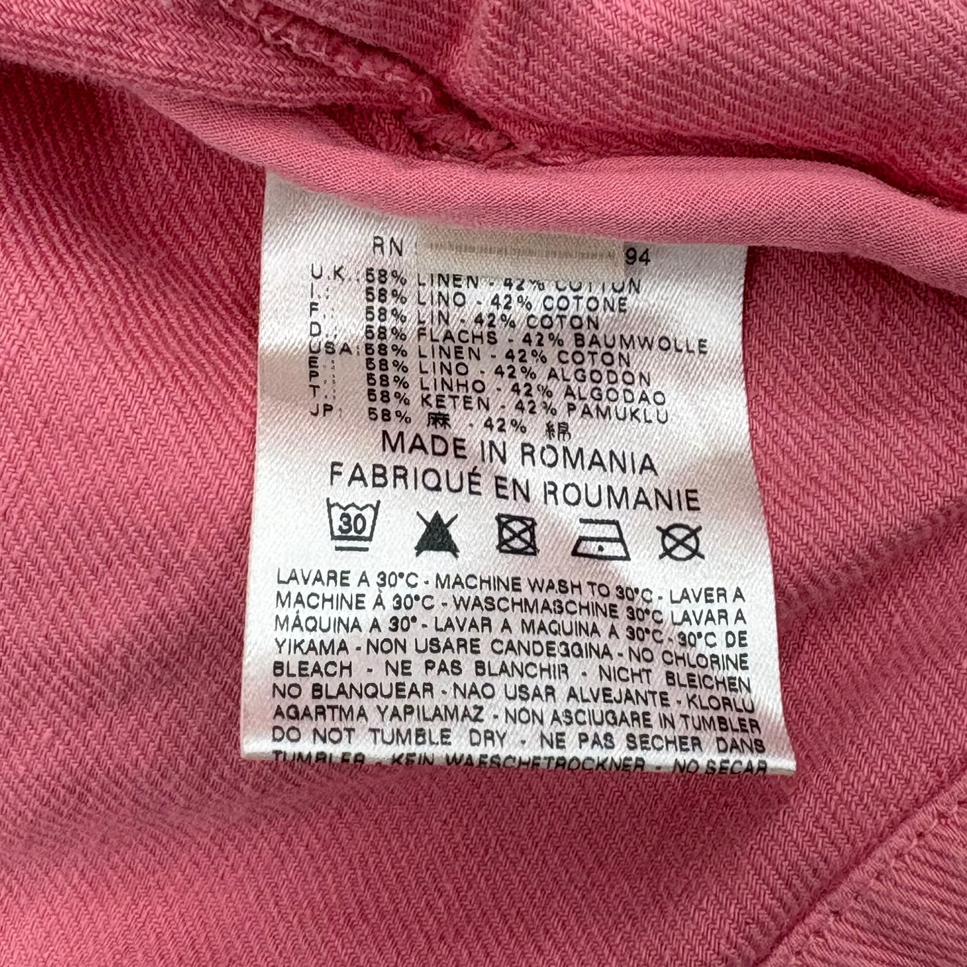 DIESEL Pink Jacket 상세 이미지 4