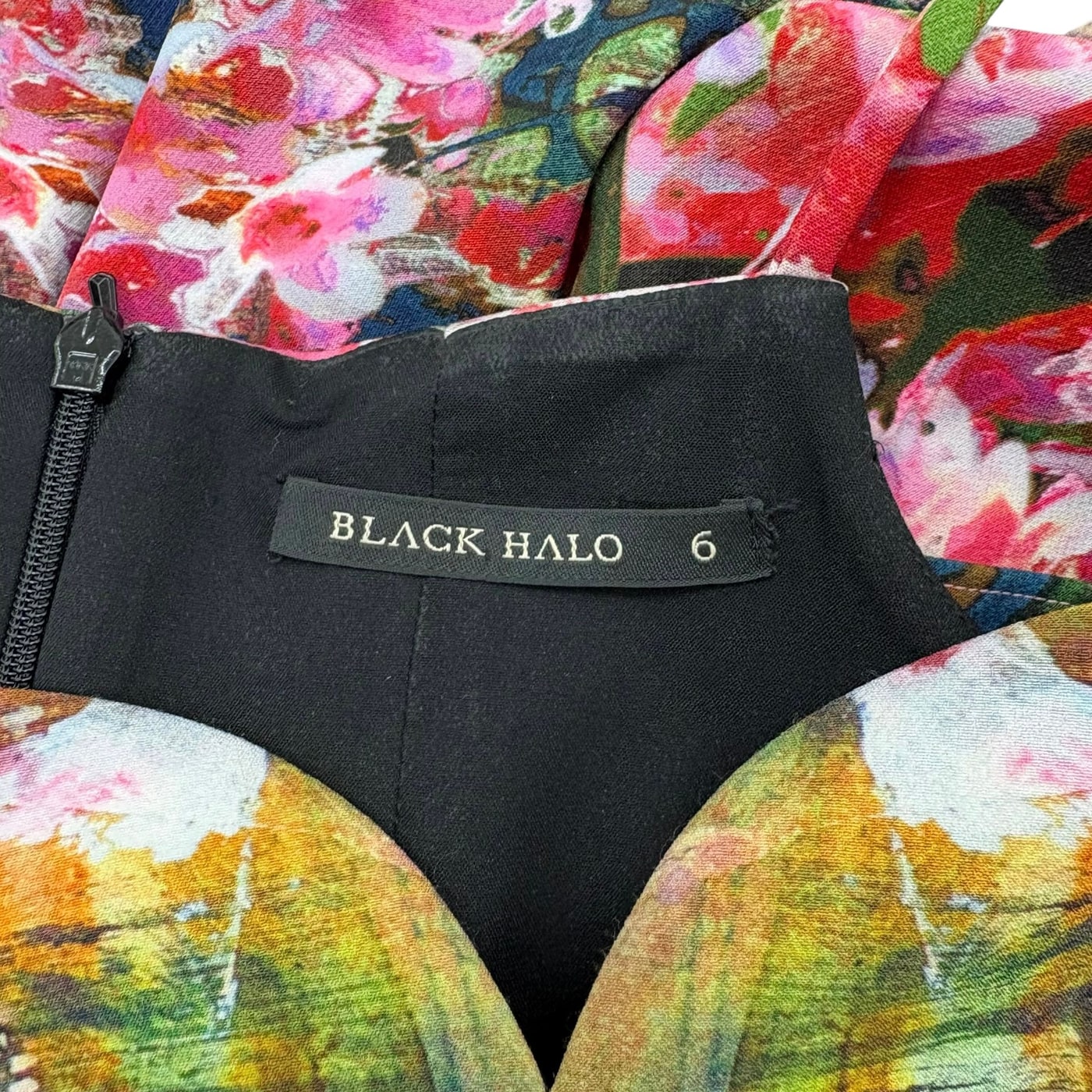 BLACK HALO Floral Print Dress 상세 이미지 3