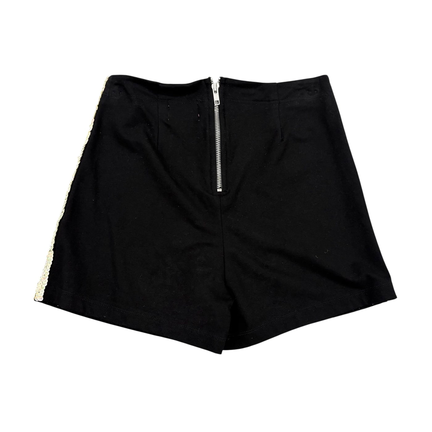 DISCOUNT UNIVERSE Sequin Cow Print Shorts 상세 이미지 1