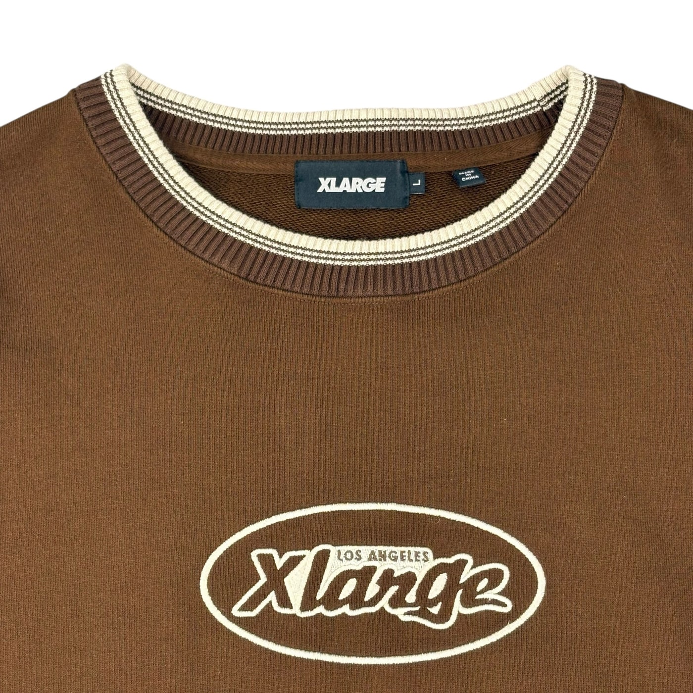 XLARGE Brown Sweatshirt 상세 이미지 2