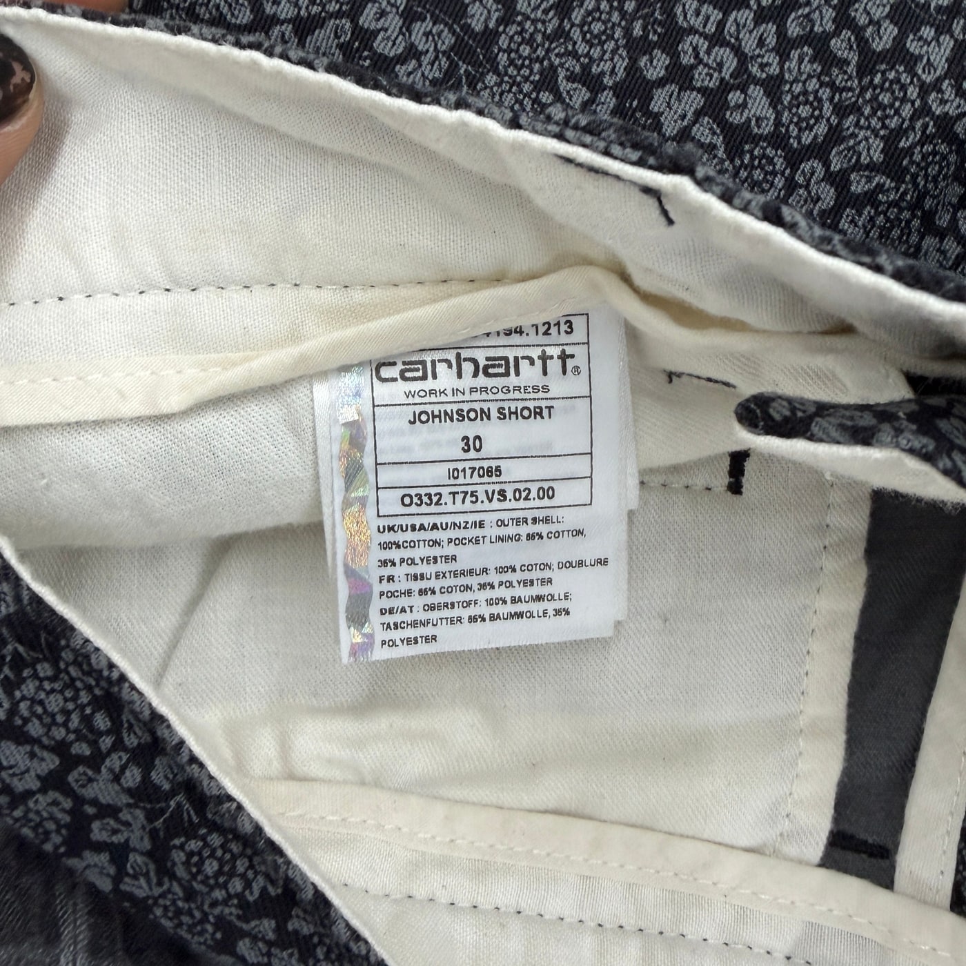 CARHARTT Floral Print Shorts 상세 이미지 3