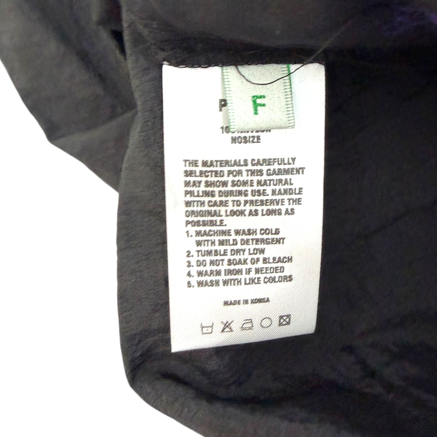 PARACOSM Black Cargo Pants 상세 이미지 5