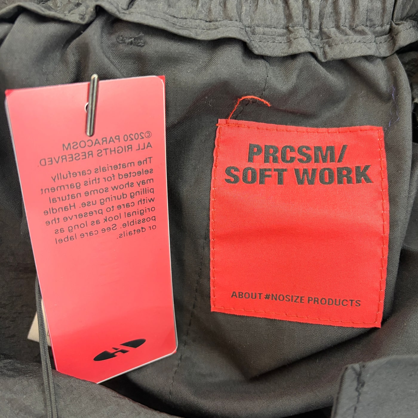 PARACOSM Black Cargo Pants 상세 이미지 4
