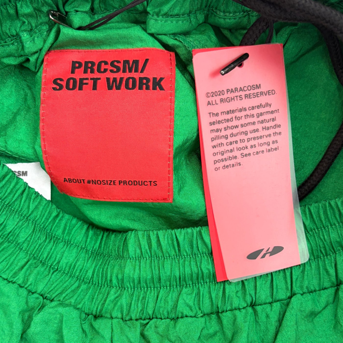 PARACOSM Green Cargo Shorts 상세 이미지 2