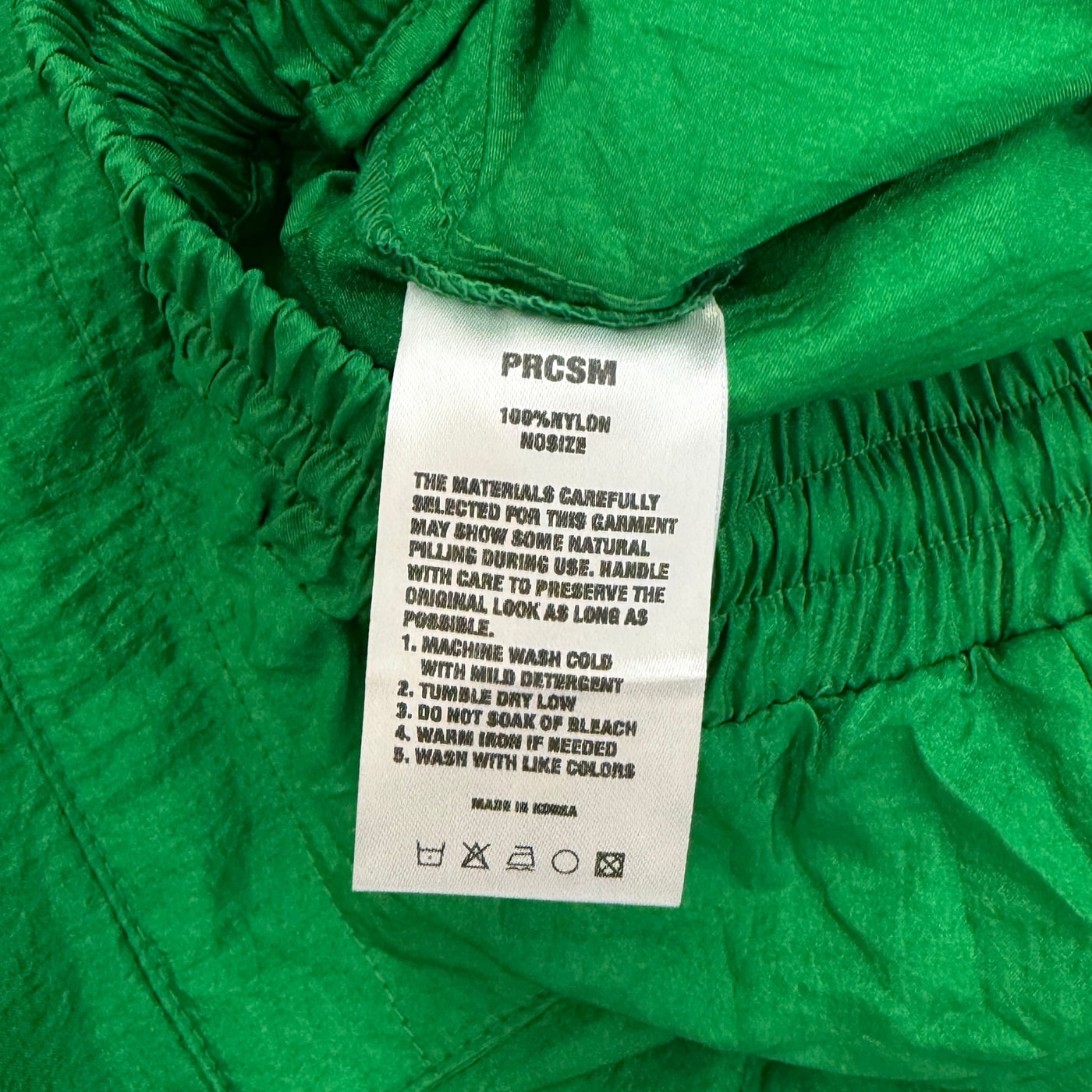 PARACOSM Green Cargo Shorts 상세 이미지 3