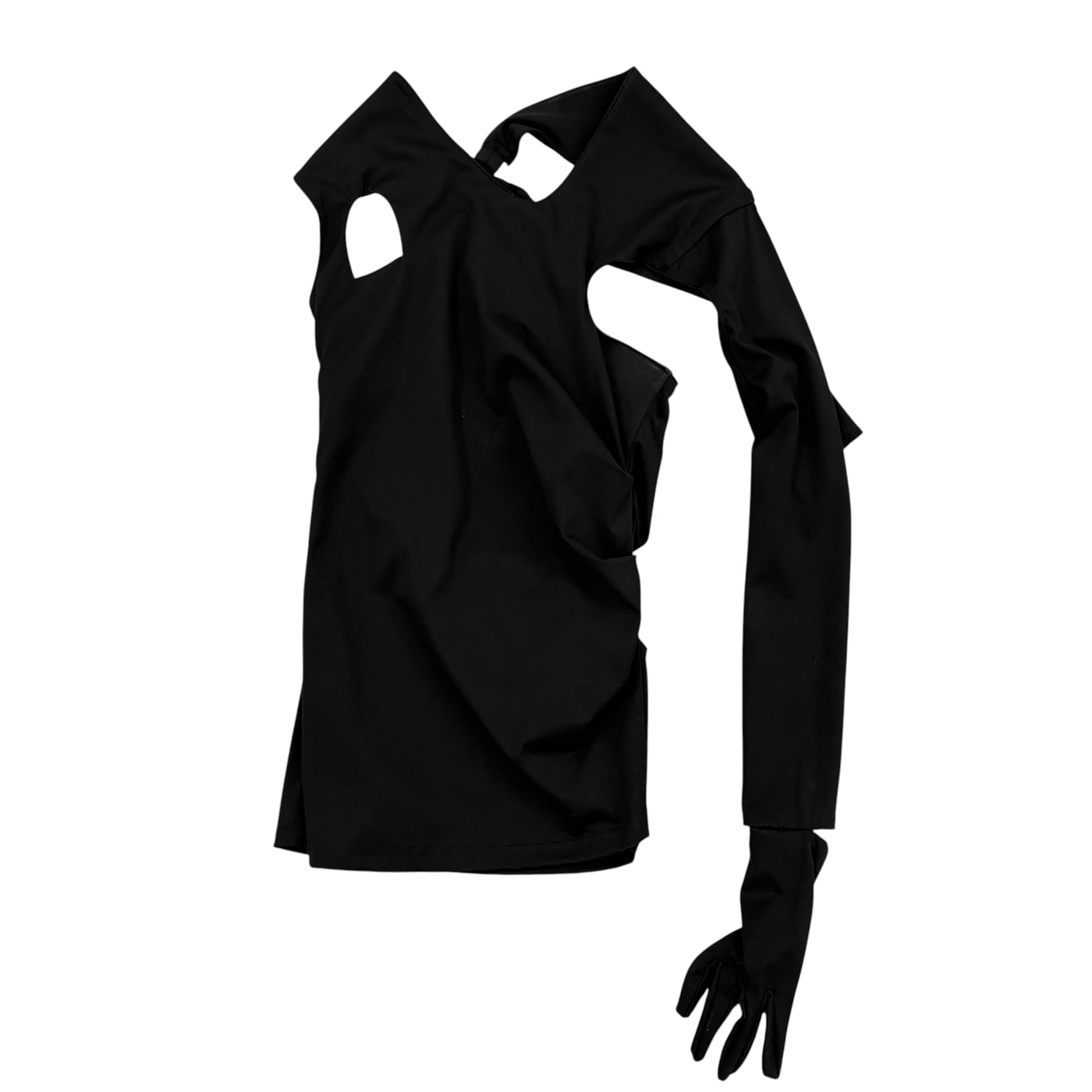 Heliot Emil Black Asymmetrical Top 상세 이미지 1