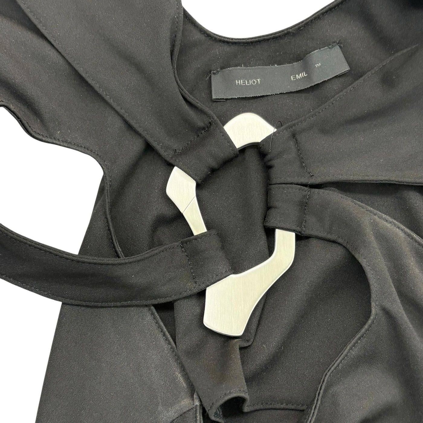 Heliot Emil Black Asymmetrical Top 상세 이미지 5
