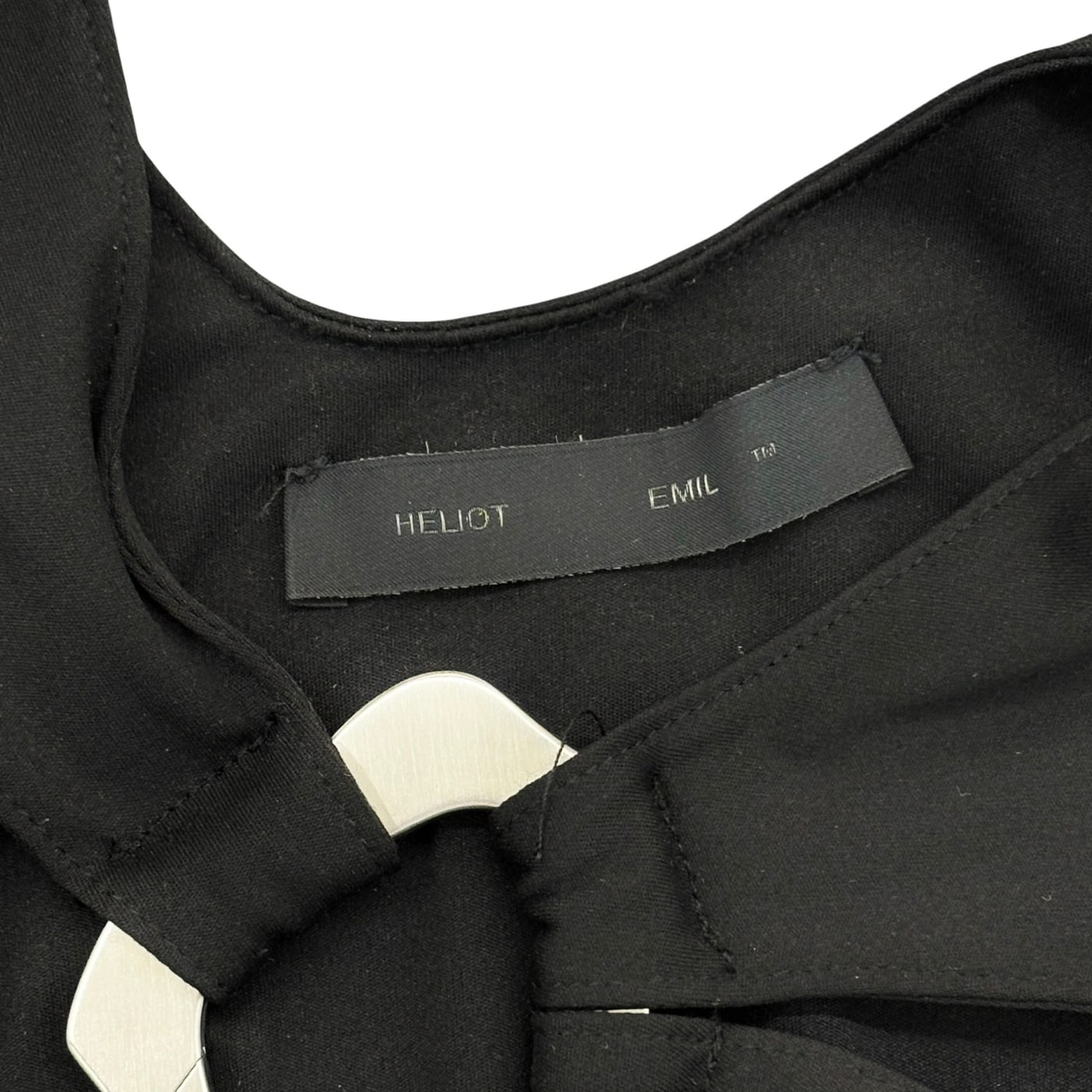 Heliot Emil Black Asymmetrical Top 상세 이미지 4