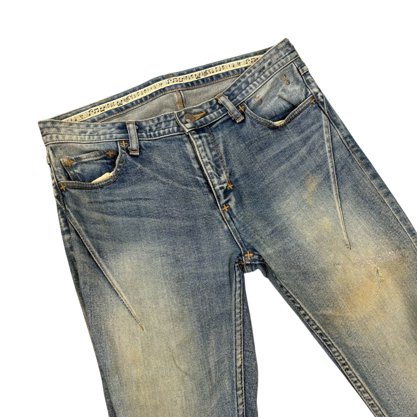 NUMBER NINE Distressed Denim Jeans 상세 이미지 2
