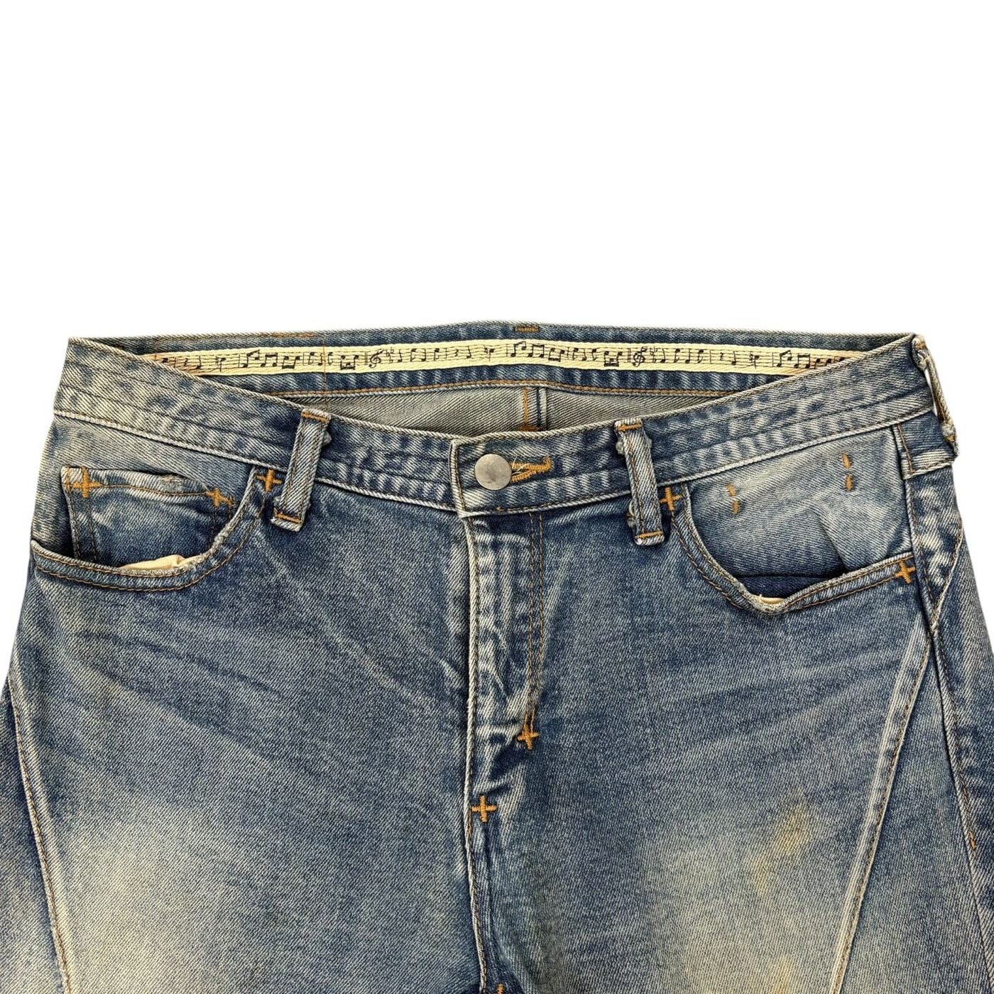 NUMBER NINE Distressed Denim Jeans 상세 이미지 5